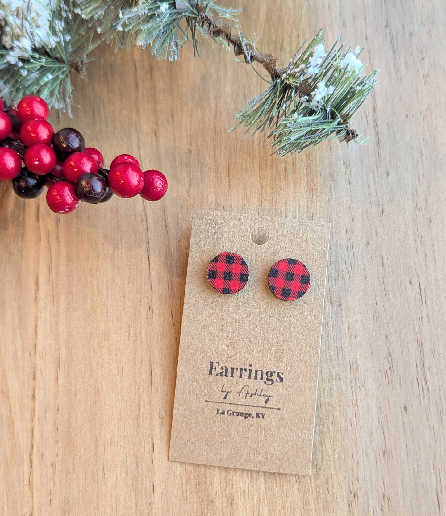 Buffalo Plaid Stud
