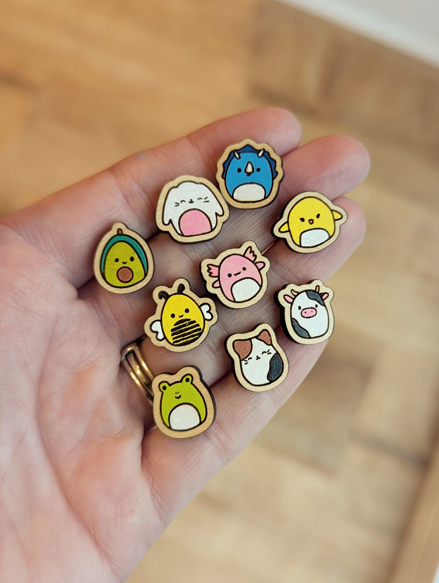Squishy Friends Studs