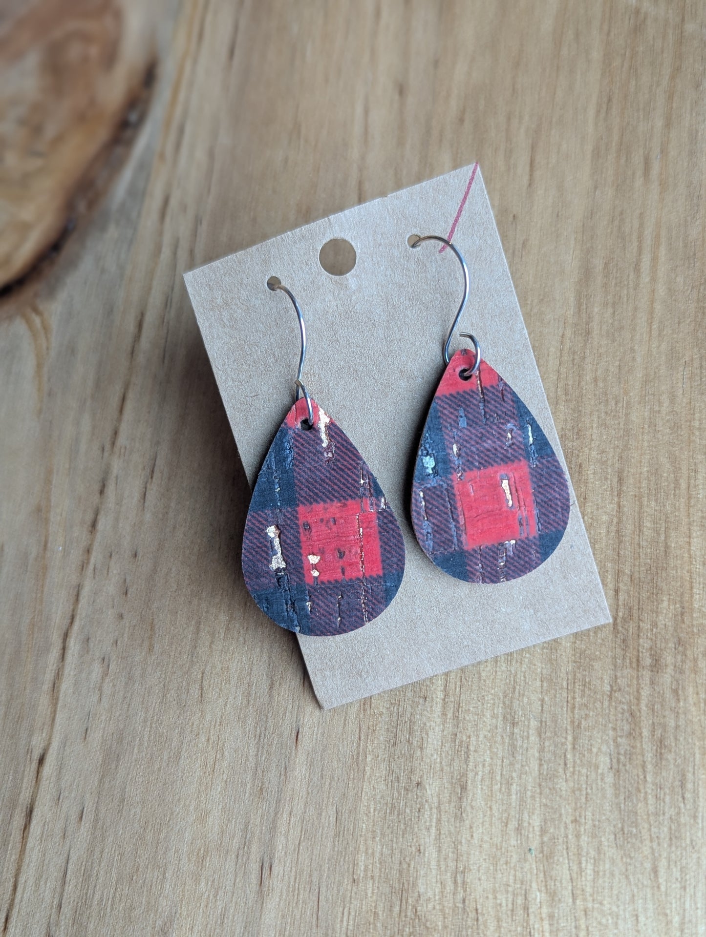 Buffalo Plaid Faux Leather