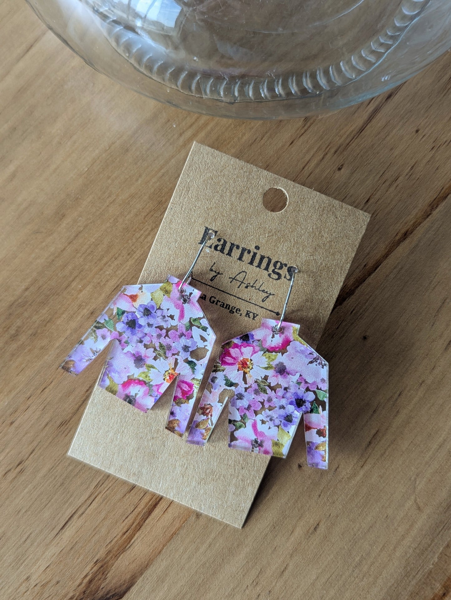 Pink Floral Jockey Silk