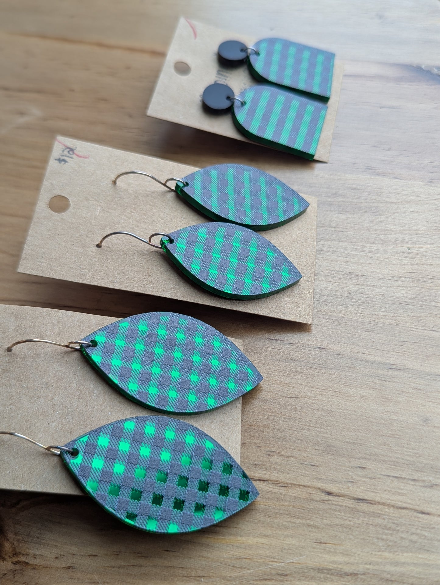 Green Metallic Plaid
