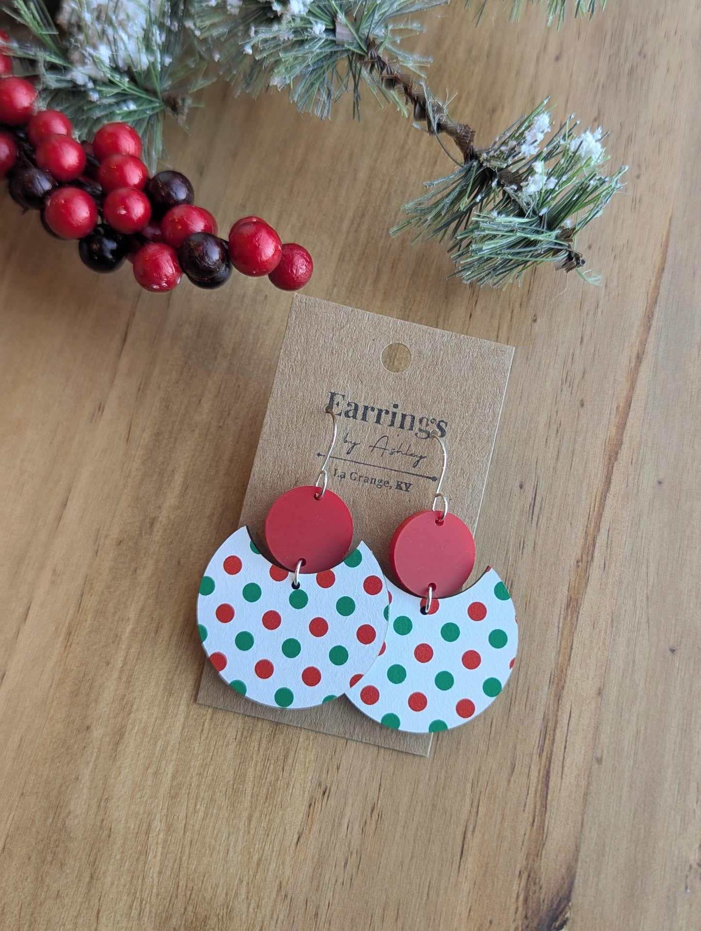 Christmas Polka Dots