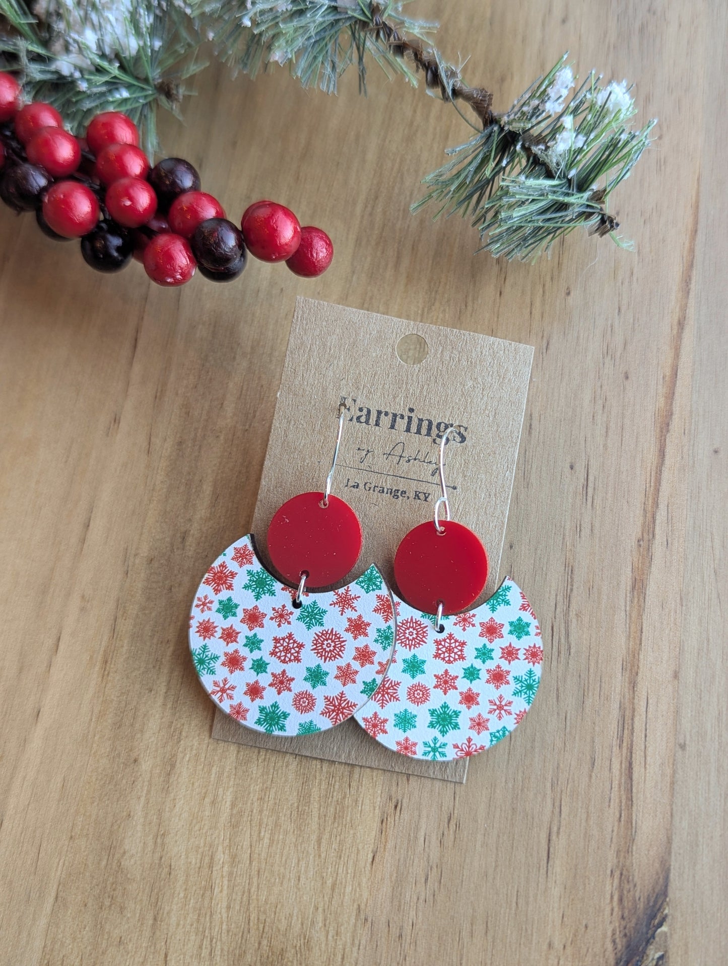 Red & Green Snowflakes