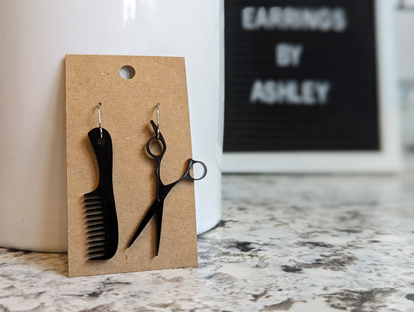 Hairstylist Scissors & Comb