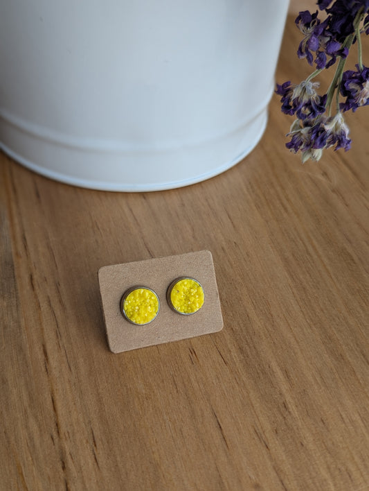Druzy - Sunflower Yellow