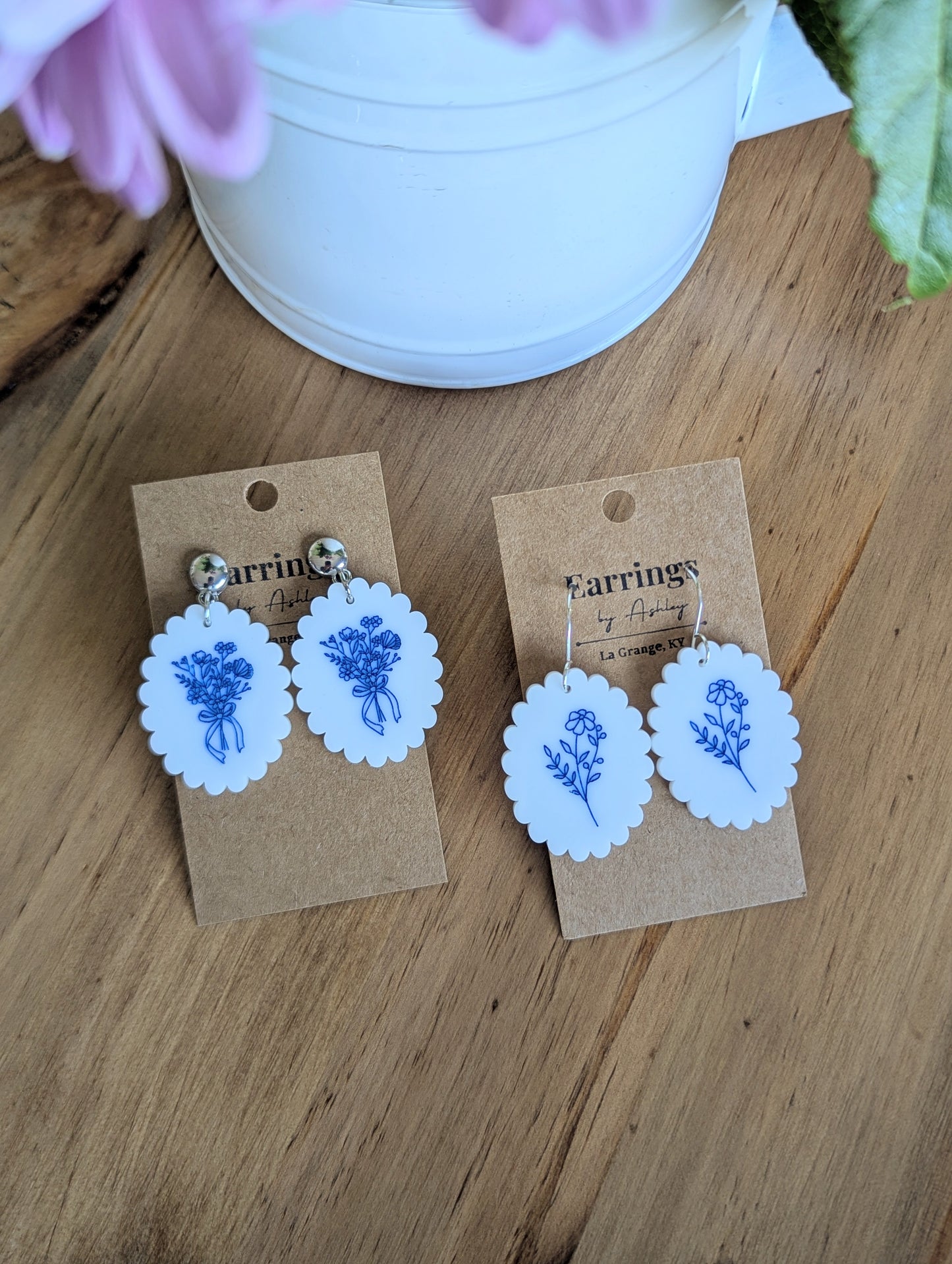 Elegant Blue Floral