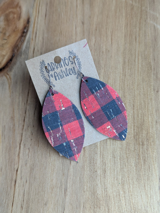 Buffalo Plaid Faux Leather