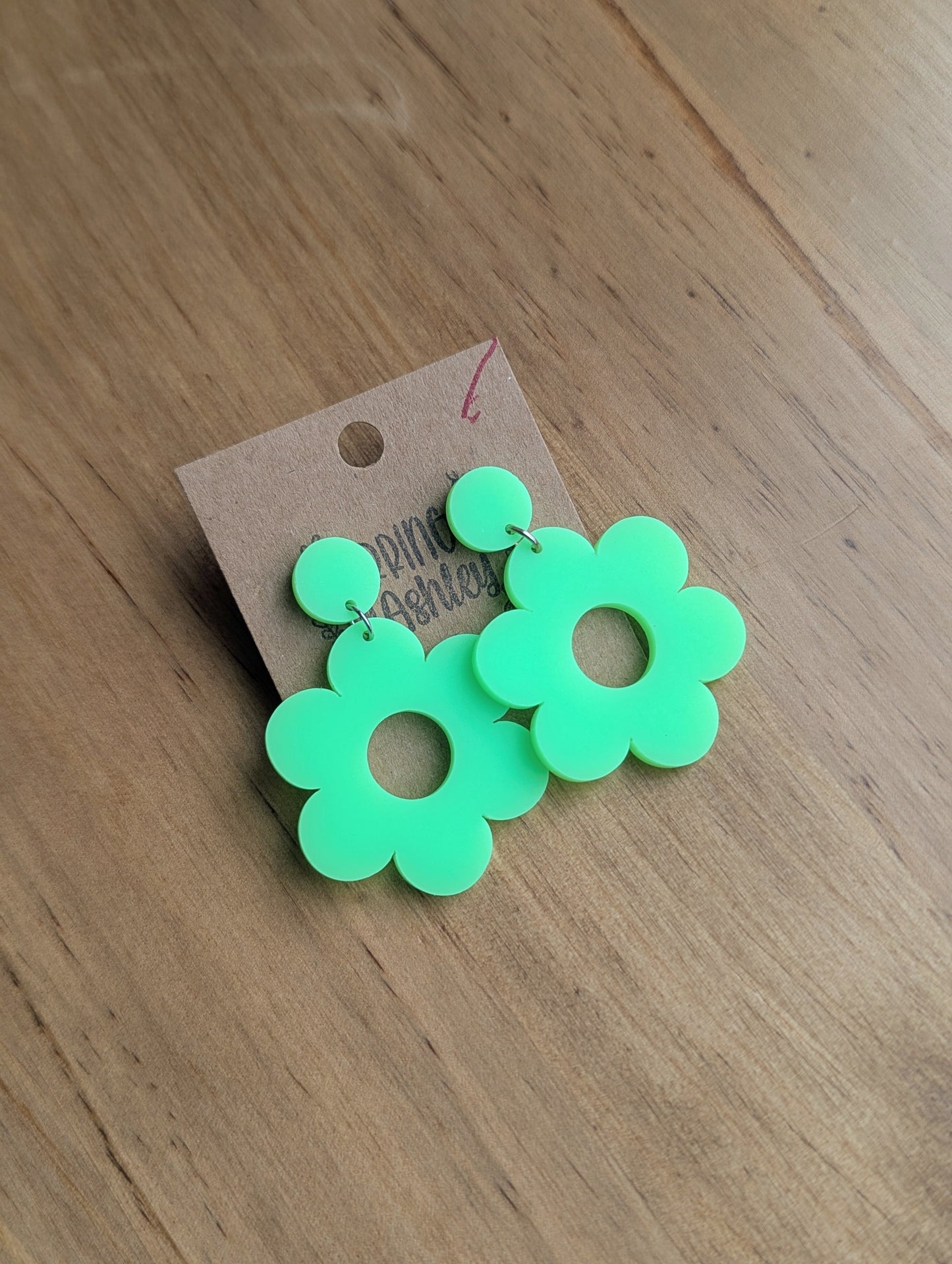 Flower - lime green