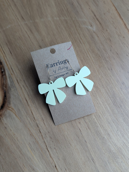 Pastel Yellow Bow