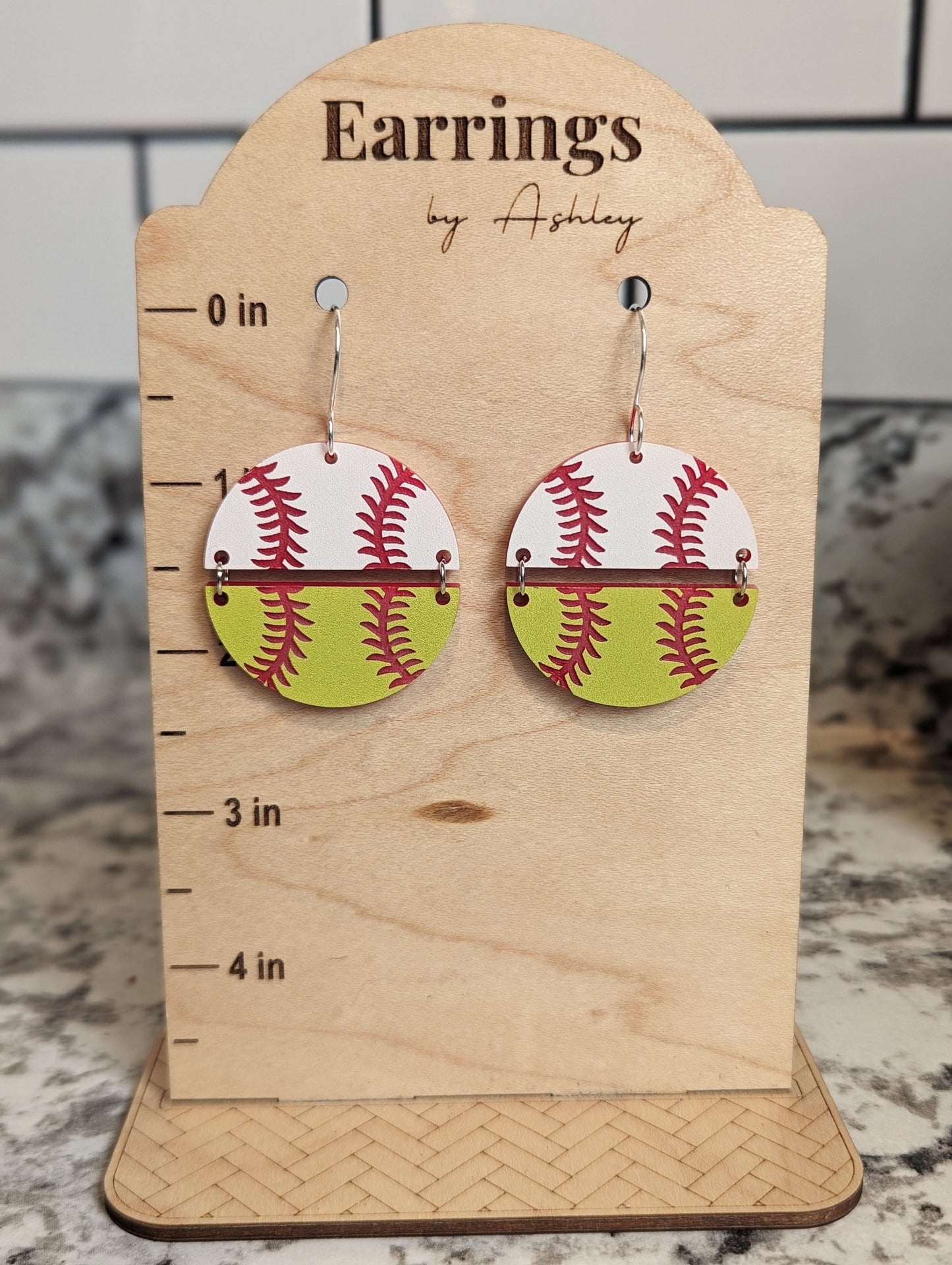 Half Softball Half Baseball