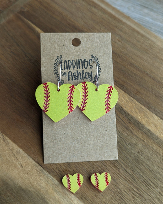 Softball Hearts