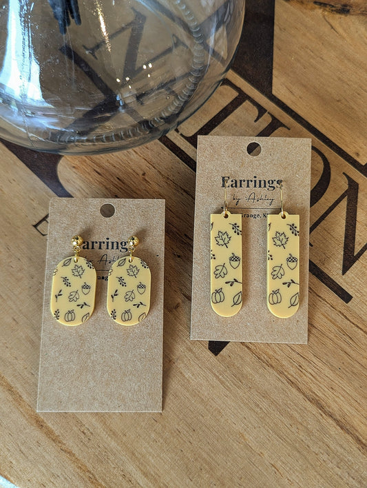 Fall Leaves & Acorns
