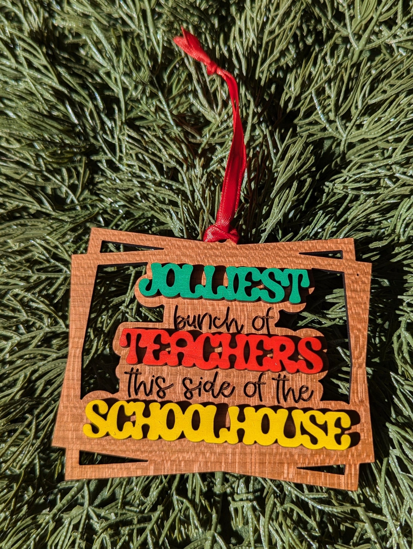 Jolliest Bunch of Teachers Ornament